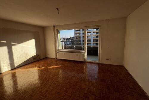 Wohnzimmer - Etagenwohnung mit 54,50 m&sup2; in Lübeck zum Kaufen