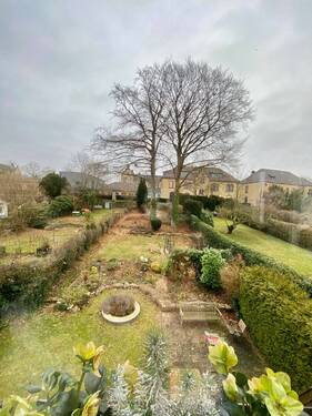 Blick in den Garten - Am Westerberg, an der Bismarckstraße mit Gartenanteil!