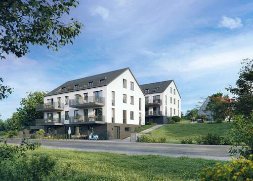 Ansicht 2 - SUNHILL - Neubau 3-Zimmer-Wohnung im 1. OG mit Aufzug und Tiefgaragenstellplatz