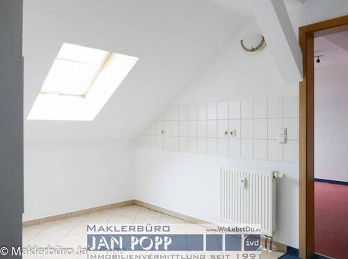 Kochnische - Kleine Wohnung im Einzeldenkmal und am Park