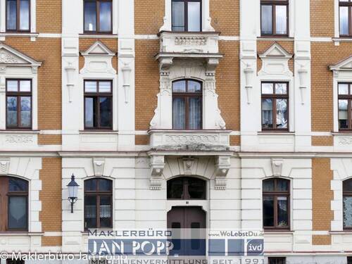 Hauseingang vom Elstersteig aus - 