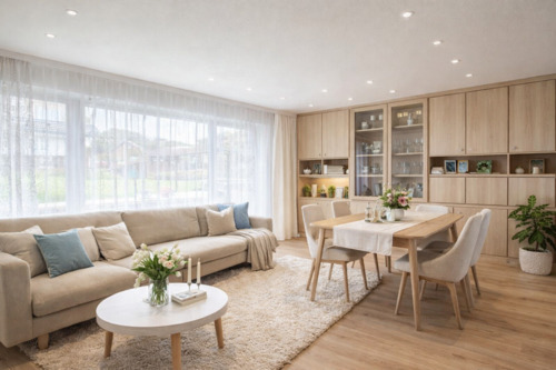 Wohnzimmer Vorschlag EG KI - Mehrfamilienhaus, Wohnhaus mit 220,00 m&sup2; in Bopfingen zum Kaufen