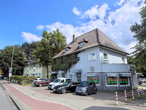 Hausansicht - Toplage am Schmuggelstieg - Wohn- und Geschäftshaus mit Entwicklungspotenzial