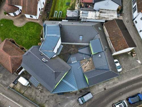 Luftbild - Wohnen und Arbeiten in Billigheim-Ingenheim