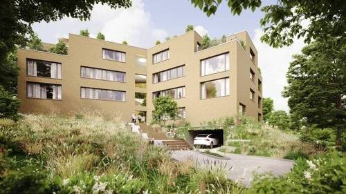 ATRIUM Ansicht Eingang und Tiefgarageneinfahrt - 5 Zimmer Etagenwohnung in Göttingen