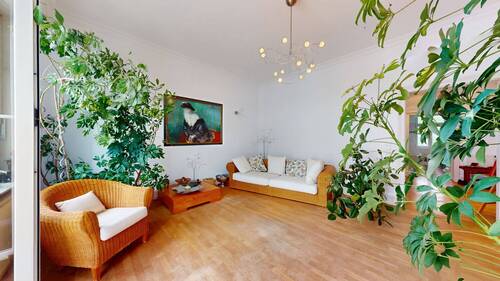 Wohn-/Essbereich Ansicht III - Etagenwohnung mit 117,40 m² in Frankfurt am Main zum Kaufen