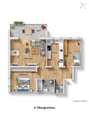 4. Obergeschoss - 