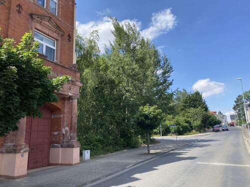 Straßenansicht - Grundstück in Bad Lausick