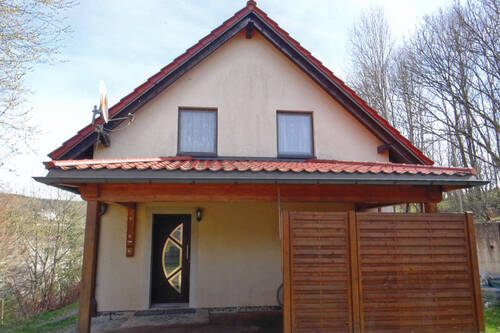 Hauseingangsansicht - 7 Zimmer Einfamilienhaus zum Kaufen in Steinbach-Hallenberg