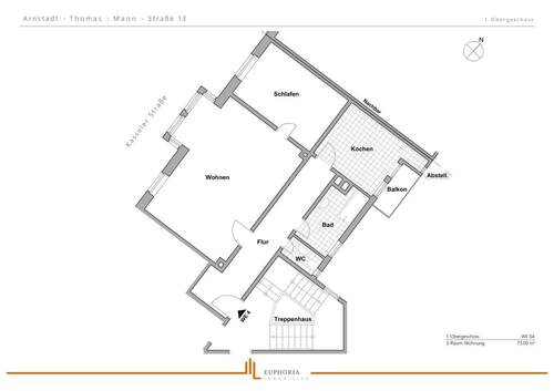 TMS 13_Expose_EG_WE 04 - Tolle 2- Zimmer Wohnung in Arnstadt sucht neue Mieter