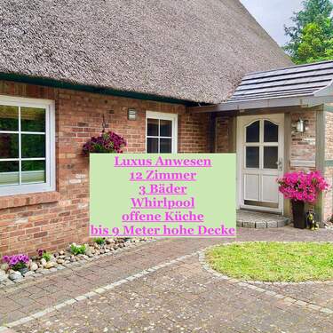 perfekt für große Familie - 3 WE - Edelstahl und Reetdach - Generationenwohnen in einem kernsaniertem historischen Gebäude - einfach traumhaft!!!