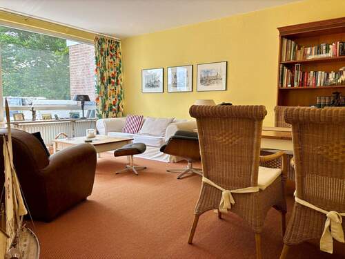 Wohnzimmer - Etagenwohnung mit 51,50 m² in Hamburg zum Kaufen