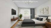 Schlafzimmer 1-Musterfoto (virtuelle Inszenierung)4 - Etagenwohnung mit 71,50 m&sup2; in Filderstadt zum Kaufen