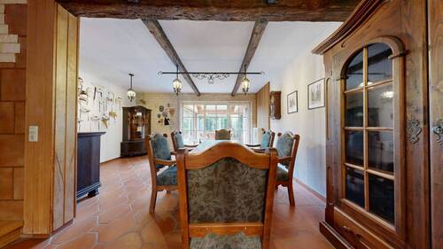 Wohn-/Esszimmer - 6 Zimmer Reihenmittelhaus in Leipzig