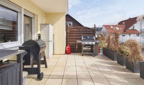 Terrasse - 3 Zimmer Etagenwohnung in Vöhringen