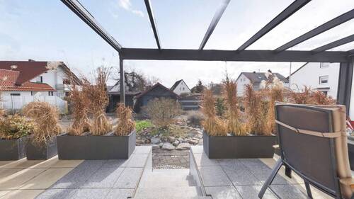 Terrasse_ - Etagenwohnung mit 116,00 m&sup2; in Vöhringen zum Kaufen