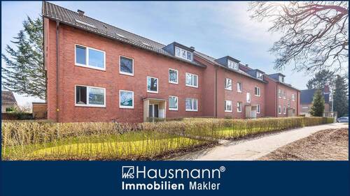 Hausansicht - Vermietete 2-Zimmer-Wohnung mit eigenem Gartenanteil und Garage in Hamburg-Schnelsen!