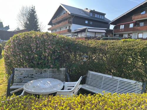 Terrassenecke im Garten zum See GE - 