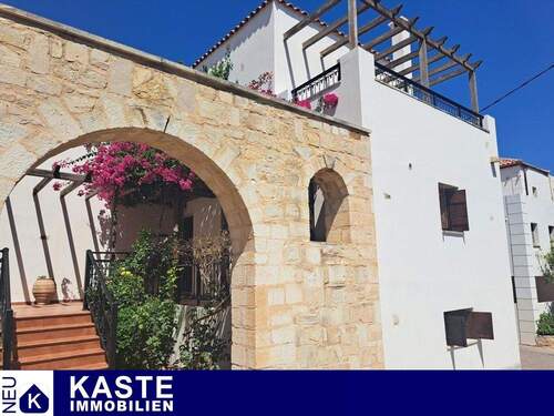 Titel - Elegante Maisonette-Wohnung mit Gemeinschaftspool und Garten in Douliana, Apokoronas