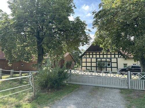 Zufahrt zum Anwesen - 6 Zimmer Einfamilienhaus zum Kaufen in Martfeld / Kleinenborstel