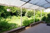 Die überdachte Terrasse - 5 Zimmer Doppelhaushälfte in Bad Säckingen