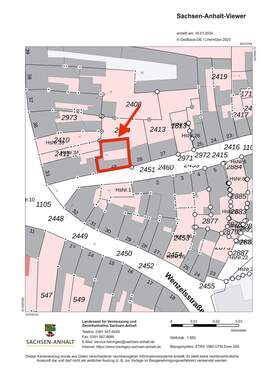 Lageübersicht - 1 Zimmer Mehrfamilienhaus, Wohnhaus zum Kaufen in Naumburg