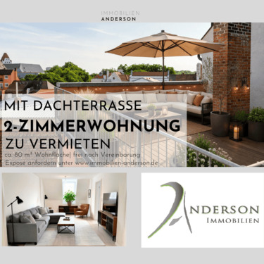 2-Zimmer-Wohnung zu vermieten - Tolle 2-Zimmerwohnung mit Dachterrasse in der Altstadt!