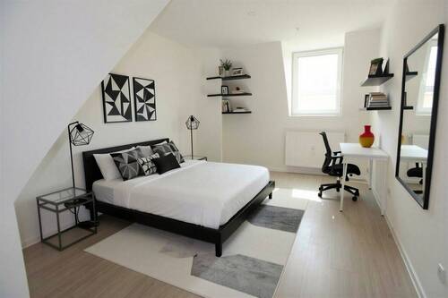 Schlafzimmer - (KI generiert) - Etagenwohnung mit 80,00 m&sup2; in Ingolstadt zur Miete