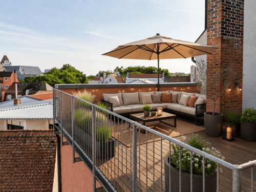 Dachterrasse (KI generiert) - 