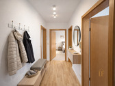 Flur visualisiert - 2 Zimmer Etagenwohnung in Neufahrn bei Freising