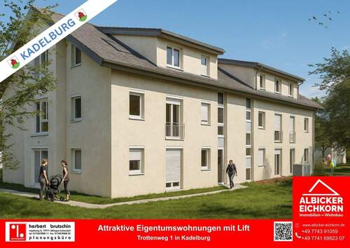 Bild 2 - 3 Zimmer Etagenwohnung zum Kaufen in Küssaberg-Kadelburg