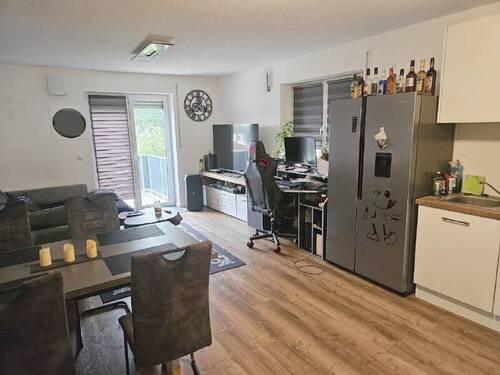 Wohnen-Küche - 3 Zimmer Etagenwohnung zur Miete in Aufhausen