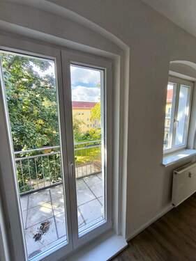 Balkonausblick - Etagenwohnung mit 47,00 m² in Berlin zur Miete