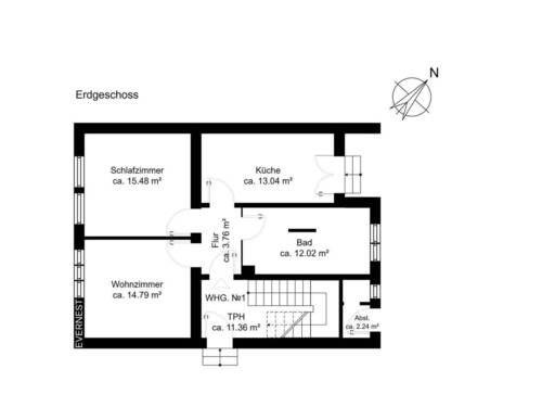 Erdgeschoss Vorderhaus - 