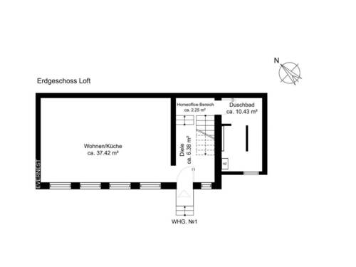 Erdgeschoss Loft - 