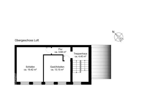 1. Obergeschoss Loft - 