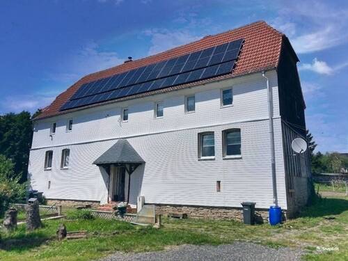 Hausansicht - 7 Zimmer Bauernhaus, Landhaus zum Kaufen in Allstedt
