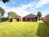 Haus Rückseite - 3 Zimmer Bungalow in Hesedorf