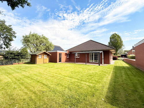 Haus Rückseite - 3 Zimmer Bungalow in Hesedorf