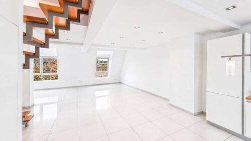 Wohnbereich - Etagenwohnung mit 126,30 m&sup2; in Frankfurt am Main / Gutleutviertel zum Kaufen