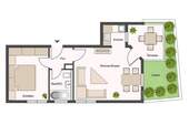 Wohnungsgrundriss - 
