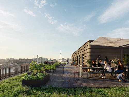 Gemeinschafts-Dachterrasse - 