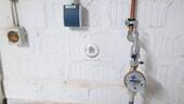 Strom und Wassseruhr im Waschkeller - 