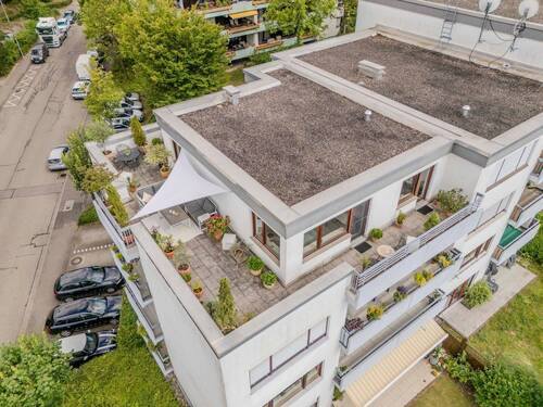 Große Terrasse - 2 Zimmer Etagenwohnung in Schwieberdingen