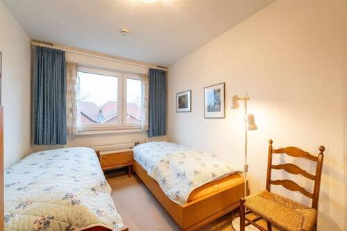 Schlafzimmer - Etagenwohnung mit 42,00 m&sup2; in Borkum zum Kaufen