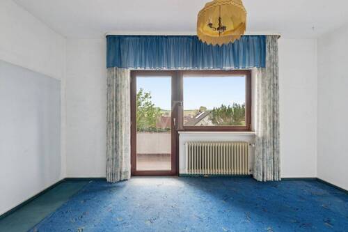 Schlafzimmer mit Balkon - 