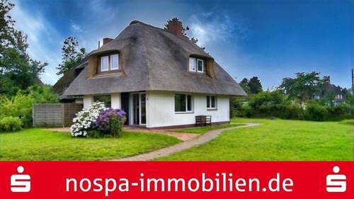 Doppelhaushälfte in Nebel - Neuwertige Doppelhaushälfte unter Reet - mit der Option zur Ferienvermietung