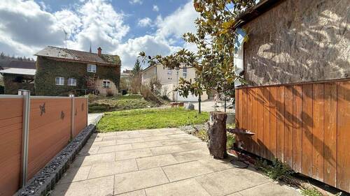 Terrasse/Garten - 5 Zimmer Doppelhaushälfte in Gottmadingen