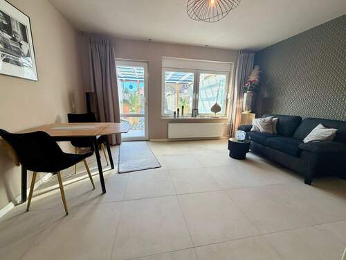 Wohnbereich EG mit Zugang zur Terrasse - Reihenmittelhaus mit 74,00 m&sup2; in Nordhorn zum Kaufen