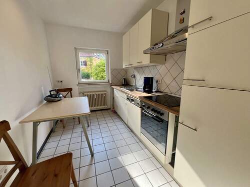 Blick in die Küche - 